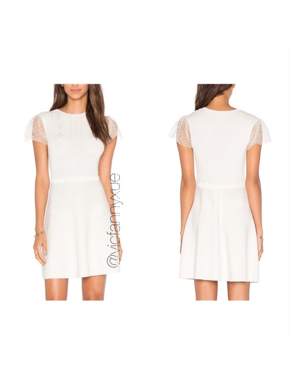 Red Valentino knit dress xs